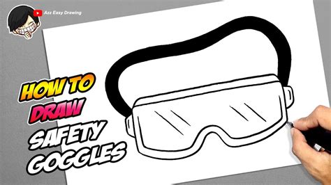 Safety Goggles Drawing