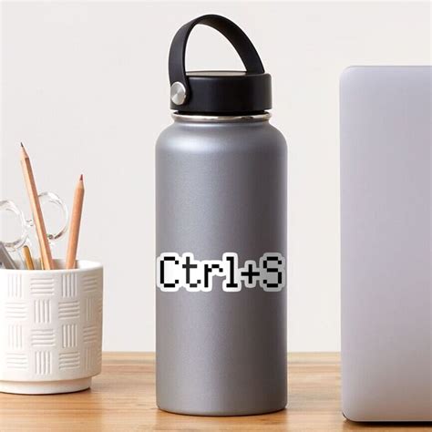 "ctrl+s" Sticker by CharlieCreator | Redbubble