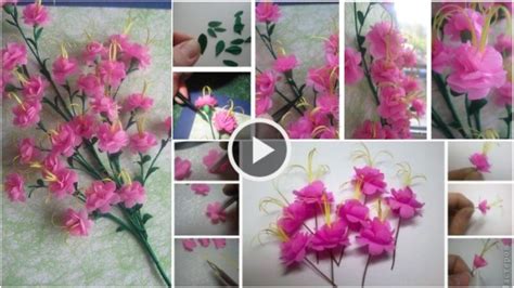 How to make pink flower - ArtsyCraftsyDad