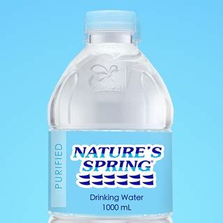 Nature's Spring Purified Water 1 Liter | Shopee Philippines