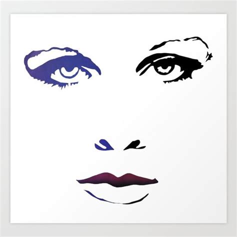 Prince Purple Rain Face Art Print | Purple rain, Face art