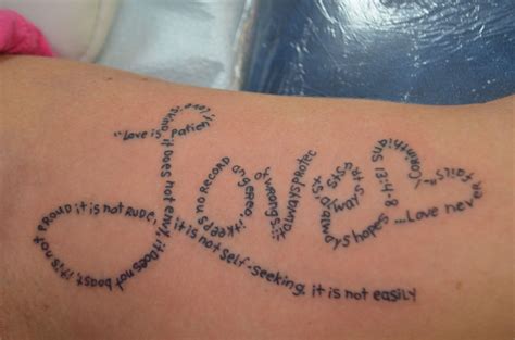 Love is Patient, Love is Kind,,, Poem tattoo by JOEL - Tattoo Charlie's ...