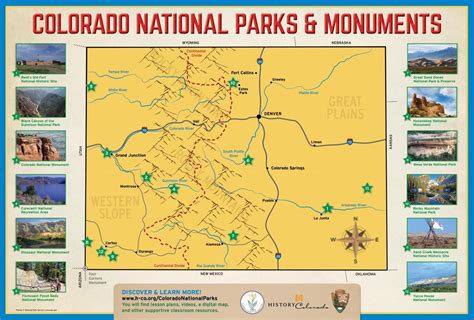 Colorado National Parks map | History Colorado