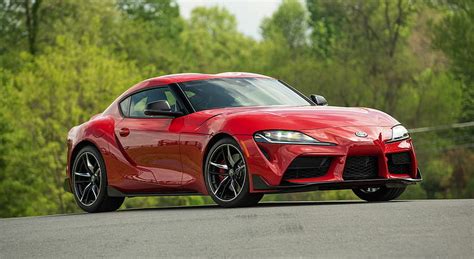 2020 Toyota Supra (Color: Renaissance Red) - Front Three-Quarter, car ...