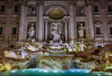 The Trevi Fountain at night | The Trevi Fountain at night sh… | Flickr