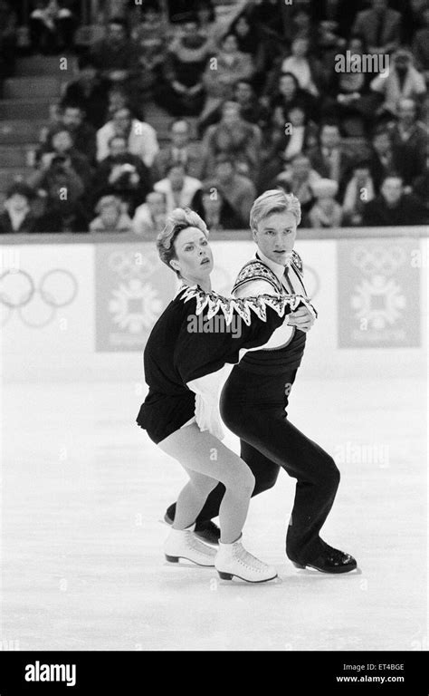 Torvill dean olympics 1984 Black and White Stock Photos & Images - Alamy