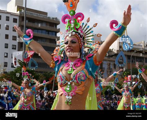 Carnival Carnaval Santa Cruz de la Tenerife island Canary islands Spain ...