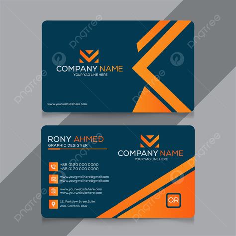 Creative And Modern Business Name Card Design Template Download on Pngtree