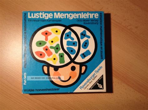 Lustige Mengenlehre (lernspiel Von Ravensburger) Ca. 70ziger Jahre ...