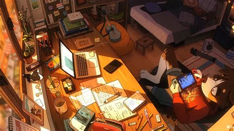 Furry Lofi Study Live Wallpaper