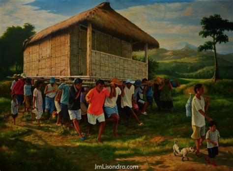 Bayanihan Sa Bayan, Realistic Painting by jmlisondra - Foundmyself