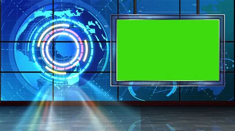 News tv studio set virtual green screen background loop baitgdkg – Artofit