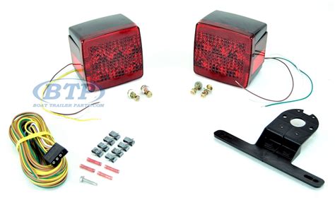 LED Boat Trailer Submersible Light Kit T 85 Style Lifetime Warranty