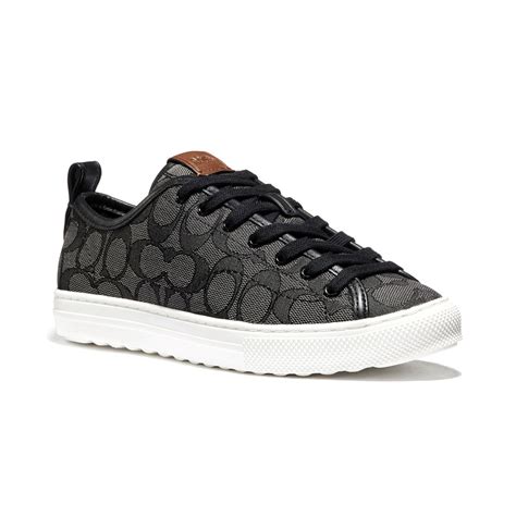 Coach Women's Signature Canvas Leather Sneaker | Fashion Sneakers ...