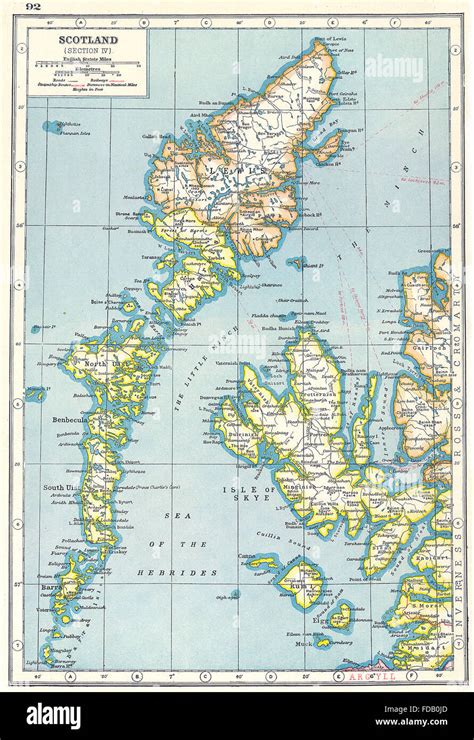 Outer Hebrides Map Of Islands