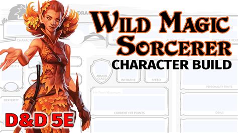 D&D Wild Magic Sorcerer Character Build 5E - Chaos Mage - Wally DM