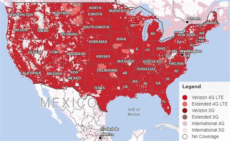 Verizon Coverage Map 2020 – Map Of The Usa With State Names