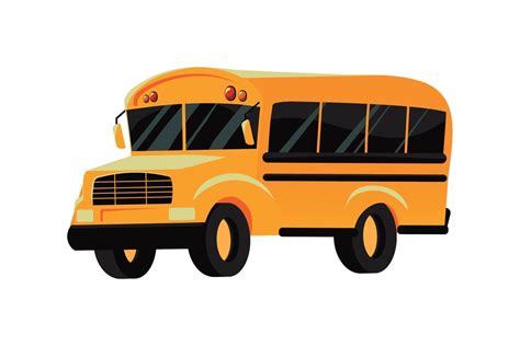 school bus side view 10824944 Vector Art at Vecteezy