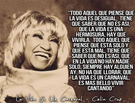 Celia Cruz y la Vida/ Celia Cruz on Life | Realidades de la vida ...