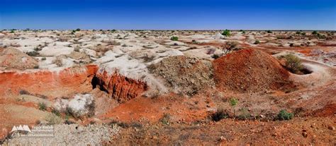 White Cliffs Opal Mines, NSW, Australia – thousands of opal mine shafts ...