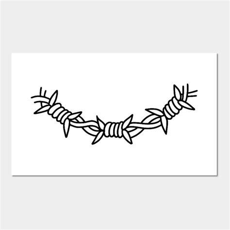 Barbed Wire Drawing, Barbed Wire Tattoos, Traditional Tattoo Stencils ...