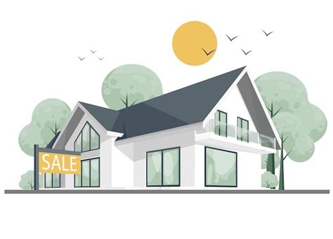 Premium Vector | House for sale Buying a new houseVector illustration ...