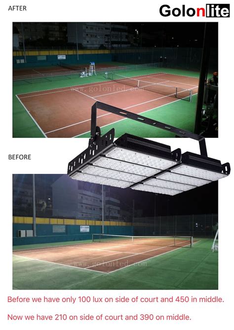 LED flood light for outdoor tennis court paddle tennis court 400W 300W ...