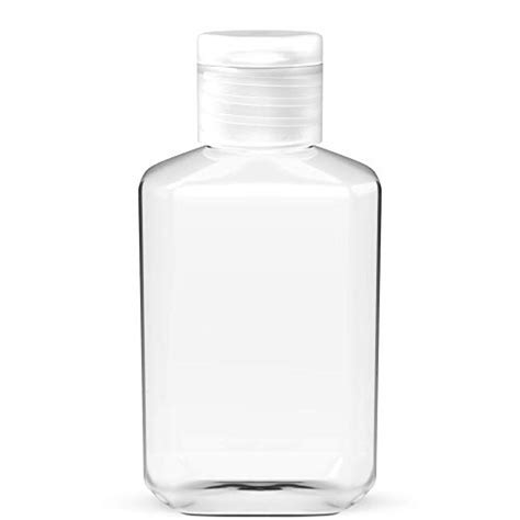 100 Pack x 2 oz (60 ml) Empty Clear PET Plastic Bottles With Flip Top ...