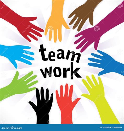 Teamwork diversity stock vector. Illustration of professional - 20471736