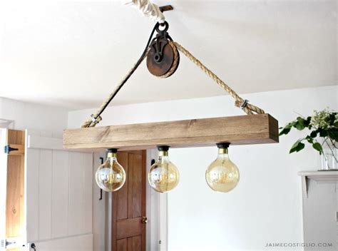 DIY Hanging Light Fixture - Jaime Costiglio