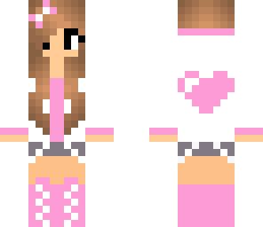 Pink Gamer Girl | Minecraft Skin