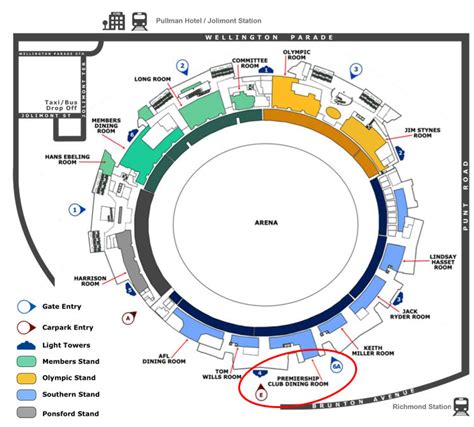 Mcg Car Parking Map