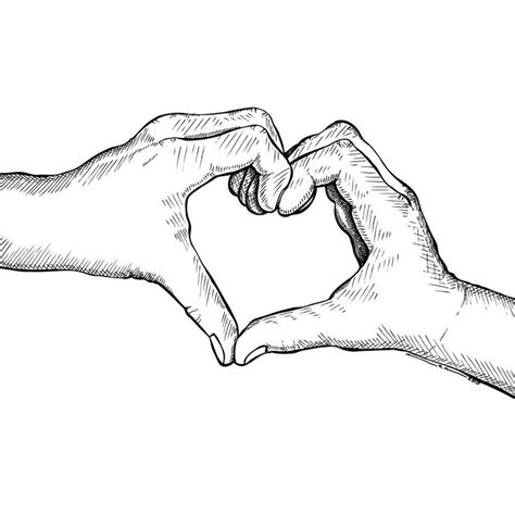 Heart Hands by Karl Addison | Heart drawing, Hand art, Love drawings