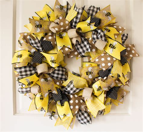 Easy step by step Ribbon wreath tutorial - Once a Duckling