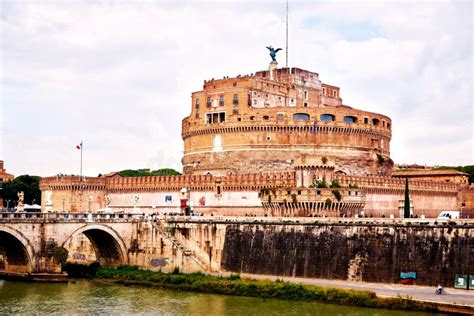 View of Castel Sant Angelo, Museum in Rome, Italy Editorial Image ...