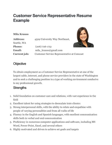 30+ Customer Service Resume Examples ᐅ TemplateLab