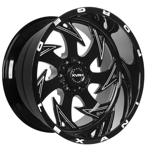 Lexani Insane Wheels Rims 20x10 Blank Custom Drilled Black W/Cnc Groove ...