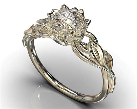 Lotus Ring, Lotus Ring Gold, Lotus Flower Ring, 14k Lotus Ring, Lotus ...