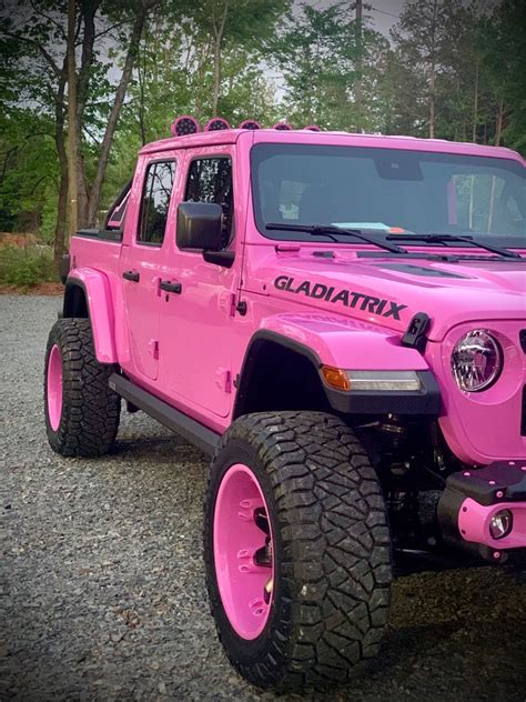 Pink Jeep Wrangler Accessories