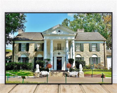 Graceland-fine Art Print Elvis Presley Elvis Music History - Etsy