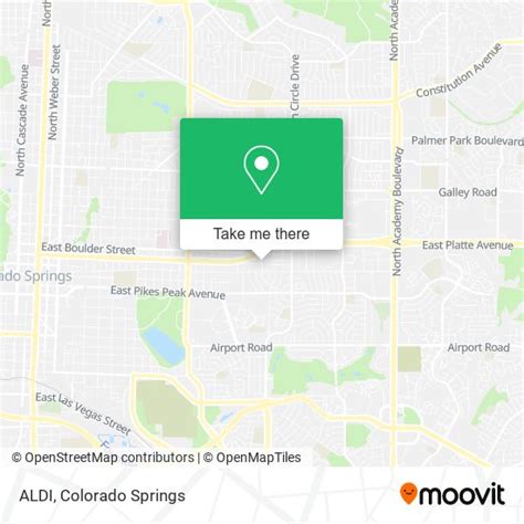 ¿Cómo llegar a ALDI en Colorado Springs en Autobús?