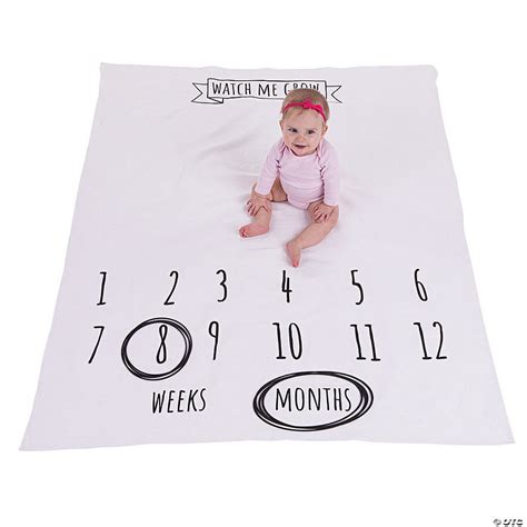 Baby Milestone Blanket | Oriental Trading