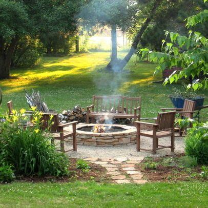 Landscaping Around A Fire Pit | Landscape Fire Pit Design Ideas ...