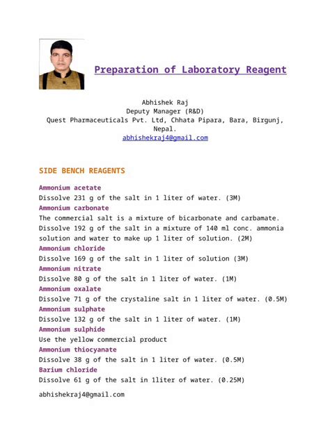 (DOCX) Preparation of Laboratory Reagent - DOKUMEN.TIPS