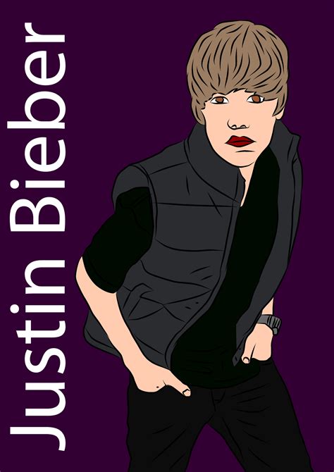 Justin Bieber Fan Art DIN A4 by MKulczyk on DeviantArt