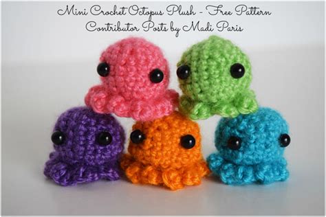 Mini Crochet Octopus Plush - Free Pattern - The Stitchin Mommy