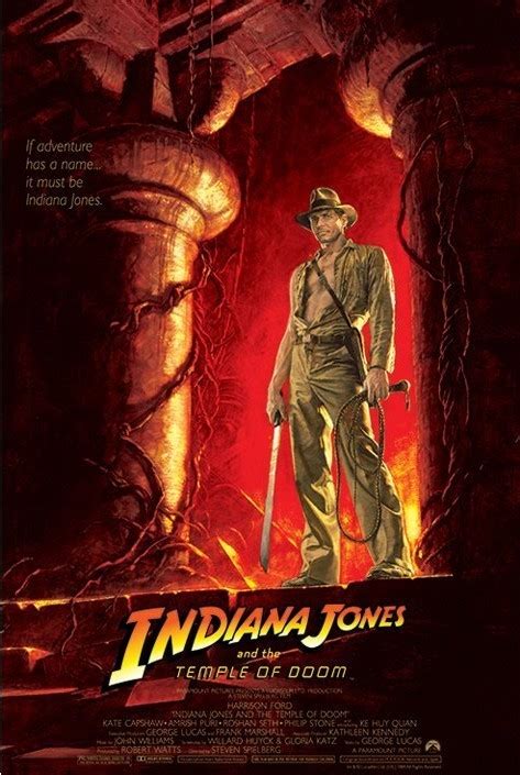 Poster INDIANA JONES Temple Of Doom One Sheet Wall Art, Gifts ...