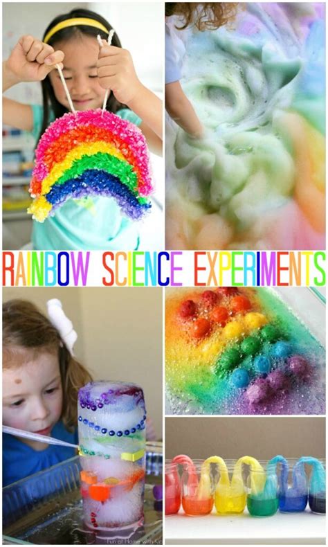 20+ Rainbow Science Experiments Your Kids Will Go Crazy Over!