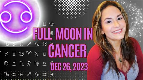 CANCER FULL MOON DECEMBER 2023 ♋️ INTROSPECTION - YouTube