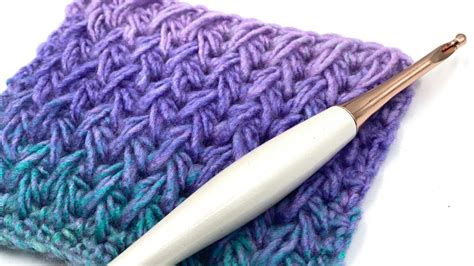 Feather Stitch Crochet Tutorial - Through The Loop Yarn Craft